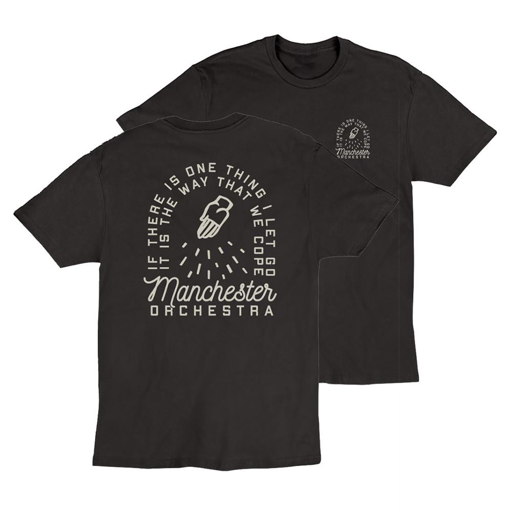 Manchester Orchestra - The Way We COPE T-Shirt 2-Sided Black Cotton Tee TT1135 S