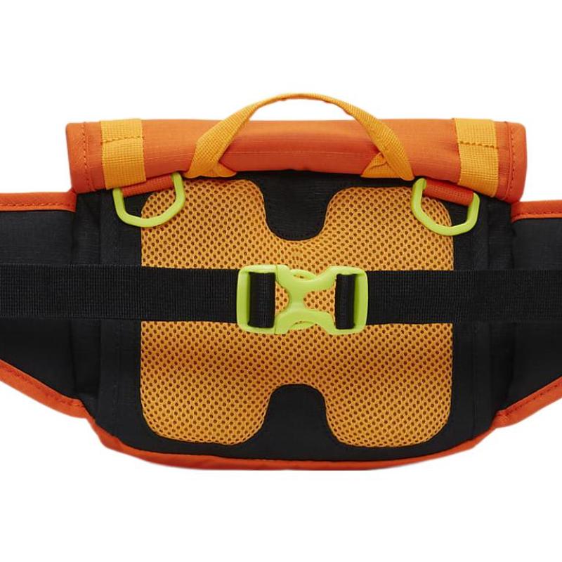 Nike Fabric Shoulder Bag Crossbody Bag Fanny Pack Regular Unisex Safety Orange/Bright Orange/Atomic Green Casual DJ9681-819