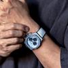 Angel Clover Exventure Solar Watch EVS43SBU-WH Blue Dial 43.5mm Case Solar Powered 10 ATM Water Resistant Men's Wristwatch