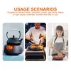 Universal Stainless Steel Tea Kettle Heat Cold Resistant Boiling Kettle for Home Travel Easy Clean Teapot