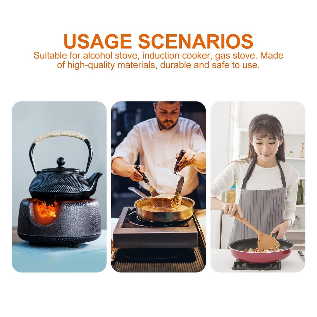 Universal Stainless Steel Tea Kettle Heat Cold Resistant Boiling Kettle for Home Travel Easy Clean Teapot