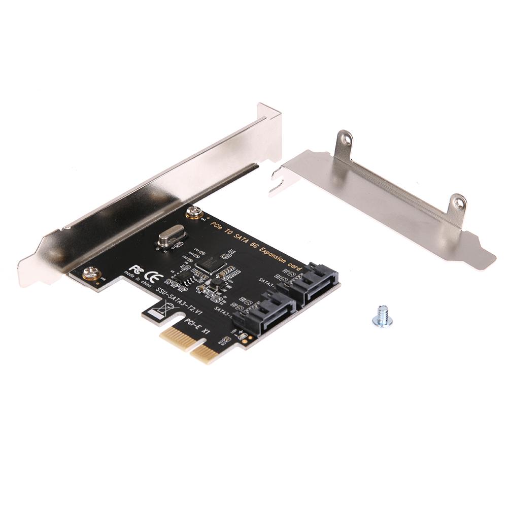 PCI-E To SATA 3.0 Adapter 6Gbps PCI Express SATA 3.0 Controller Card for Windows (R) XP/Server2003/Vista/7/8