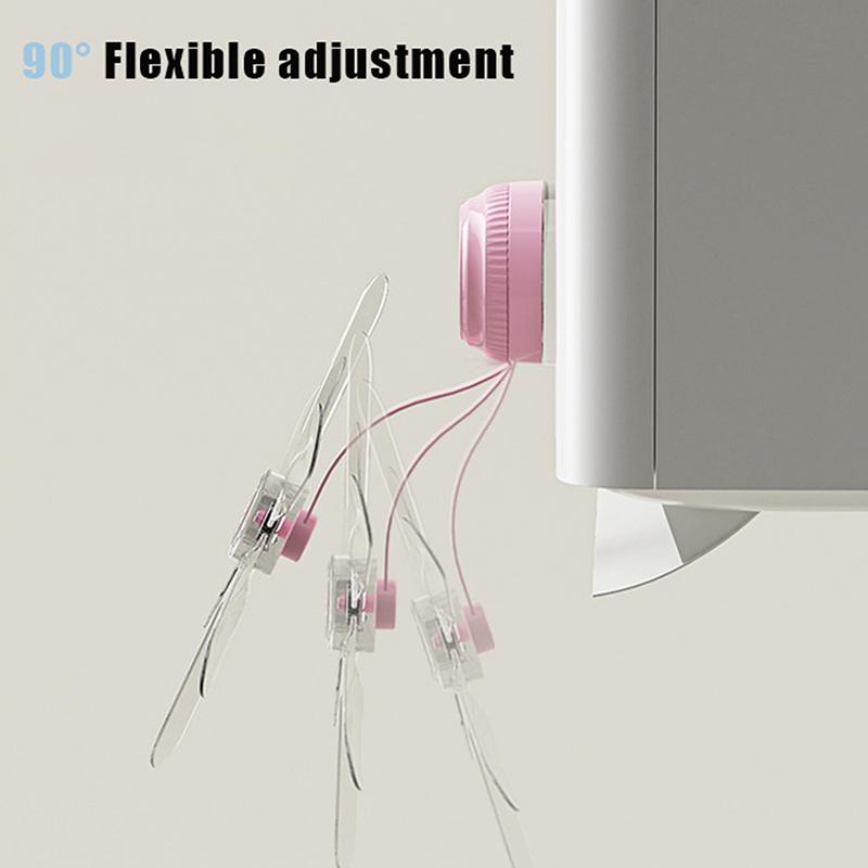 2/3Pcs Wall Mounted Conditioning Guide Fan Adjustable Plastic Air Conditioner Vent Cover Windmill Shaped Anti Direct Blowing
