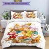 3pcs The Seven Dwarfs Quilt Set Soft and Comfortable Bedroom, Guest Room and Dorm Decor Bedding Set W096