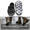 Low-Arch Studded Floor Shoes with Heel Strap Slip-Resistant Work