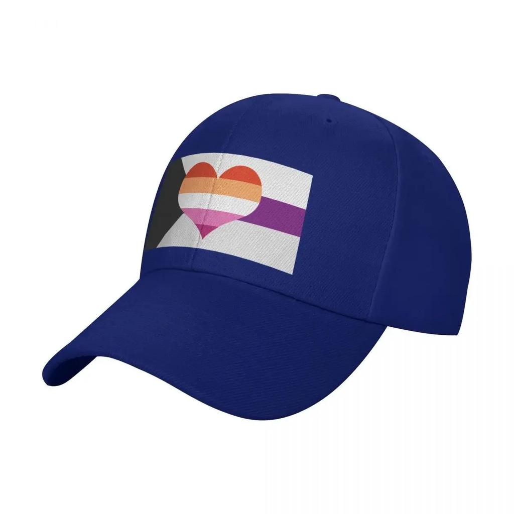 Demisexual Lesbian Pride Flag Baseball Cap Hiking Hat Male Hat Summer Hat Custom Cap Womens Hats For The Sun Mens