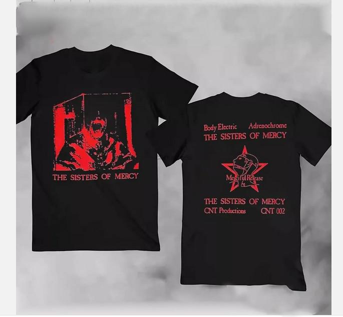 

Новый The Sisters Of Mercy Body Electric Подарок для фанатов Унисекс Футболка S-5XL 4XL