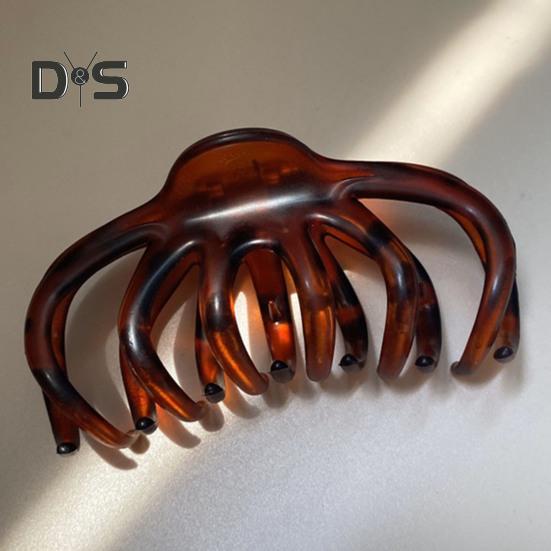 3/4Pcs Hair Claw Octopus Design Anti-slip Teeth Strong Grip Hair Clip Back Head Bath Hair Barrette Hair Accessory