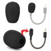 5pcs Enhanced Sound Mic Filter Cover Foam Pad for BlackShark V2 Pro Headphones