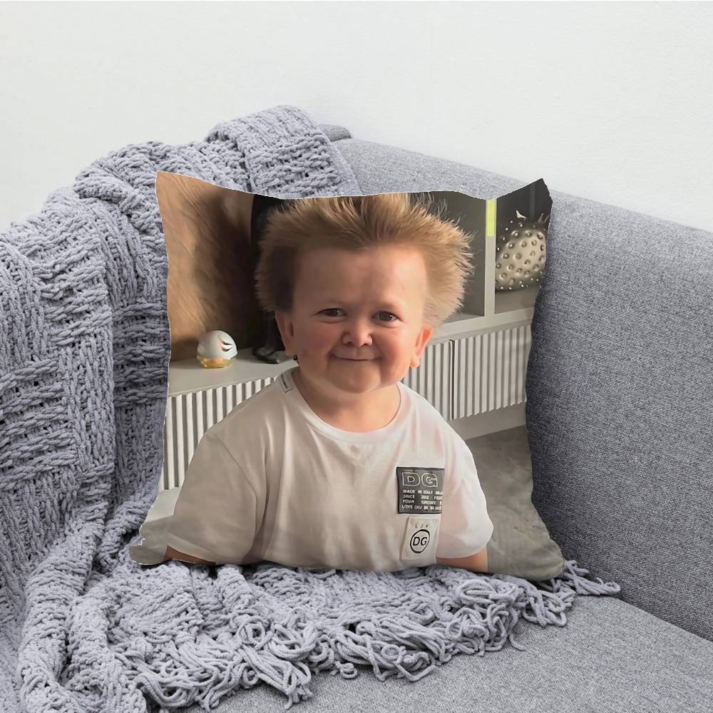 

Hasbik Hasbulla Meme Pillowcases Bedroom Living Room Sofa Home Decor Polyester Cushion Cover with Zipper 50cmx50cm