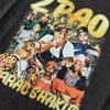 230G fabric cotton T European size cross-border American Tupac heavy retro hip-hop printed short-sleeved T-shirt