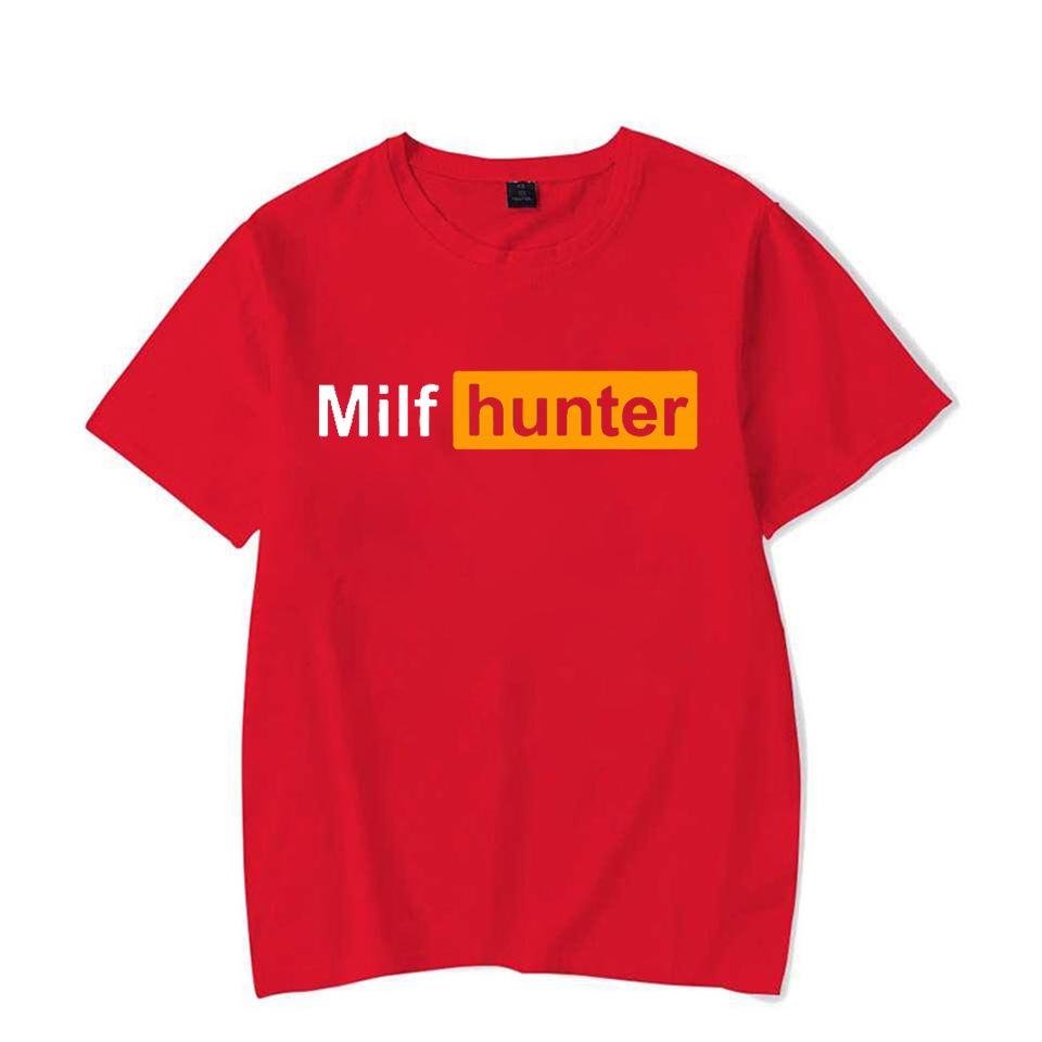 Funny MILF Hunter T Shirt for Men Women Summer Humor Joke for Men Who Love Milfs Streetwear Tshirt Fashion Casual Couples Tops