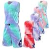 Mens Basketball Jersey Set Breathable Quick Dry Sleeveless Team Uniform Practice Game
