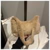 Early Spring New Mao Mao Solid Color Casual Fashion Fashion Plush Hand-held Underarm Women's Bag