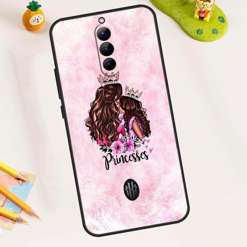 Beautiful Mother Daughter Son Case For ZTE Nubia RedMagic 11 Pro 10 9 8 8S 9S 10S Pro Plus 5G 5S 6 7 6S 7S Pro 11 Air Cover