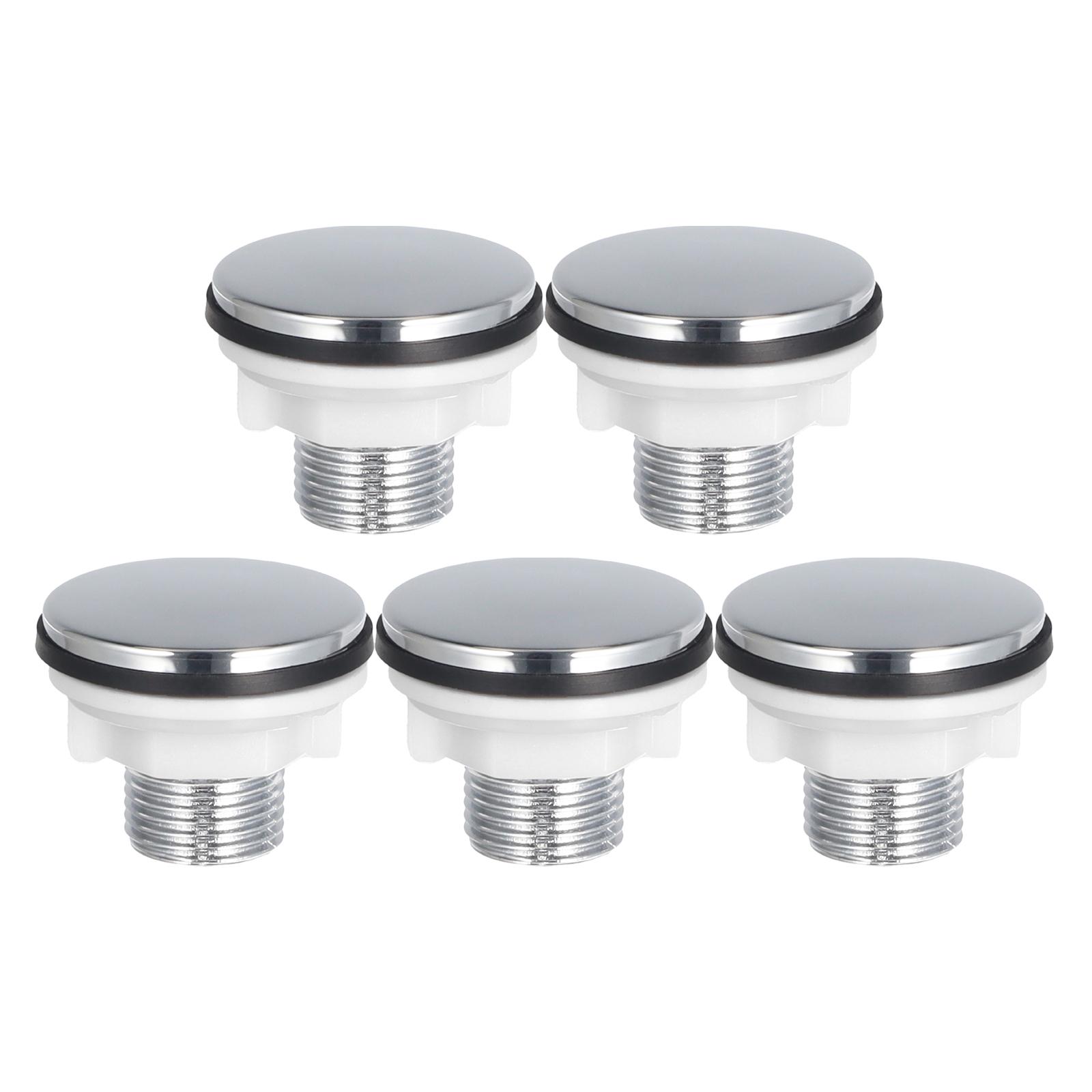 5Pcs Sink Hole Cover Tap Hole Cover Plug Faucet Hole Cover for Washbasin Bathroom