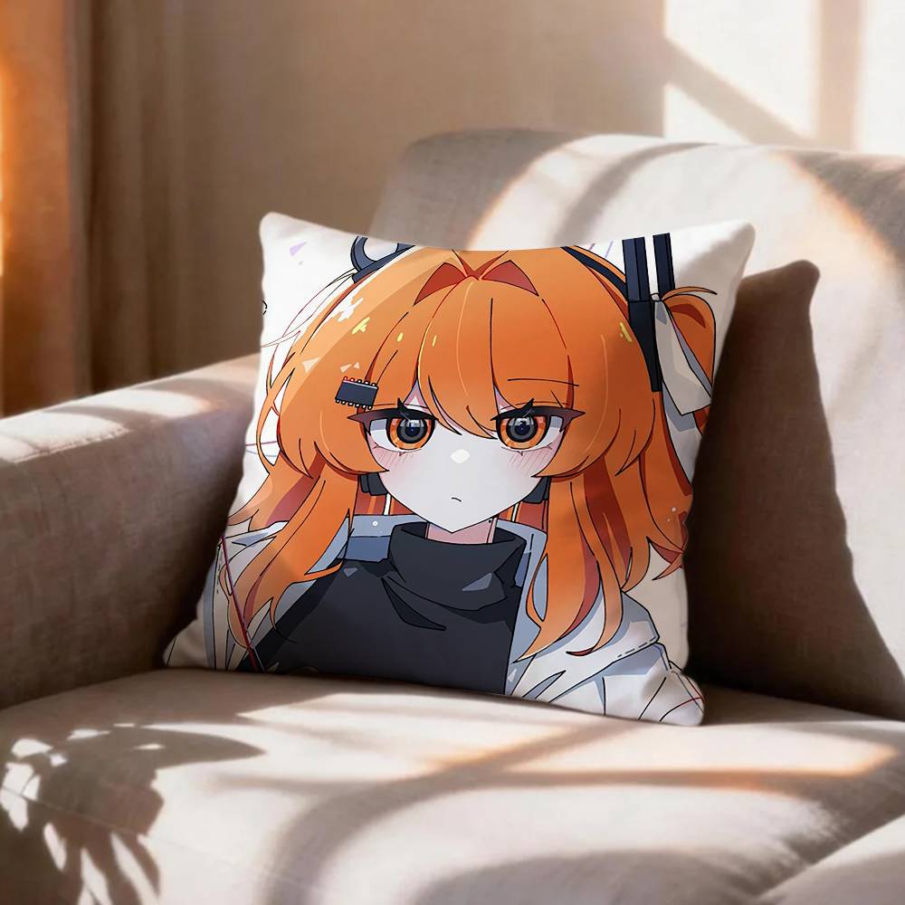VN DDDLC Girl YYuri   Pillow Case Pattern Printed Pillowcase For Living Room Sofa Cushion Cover