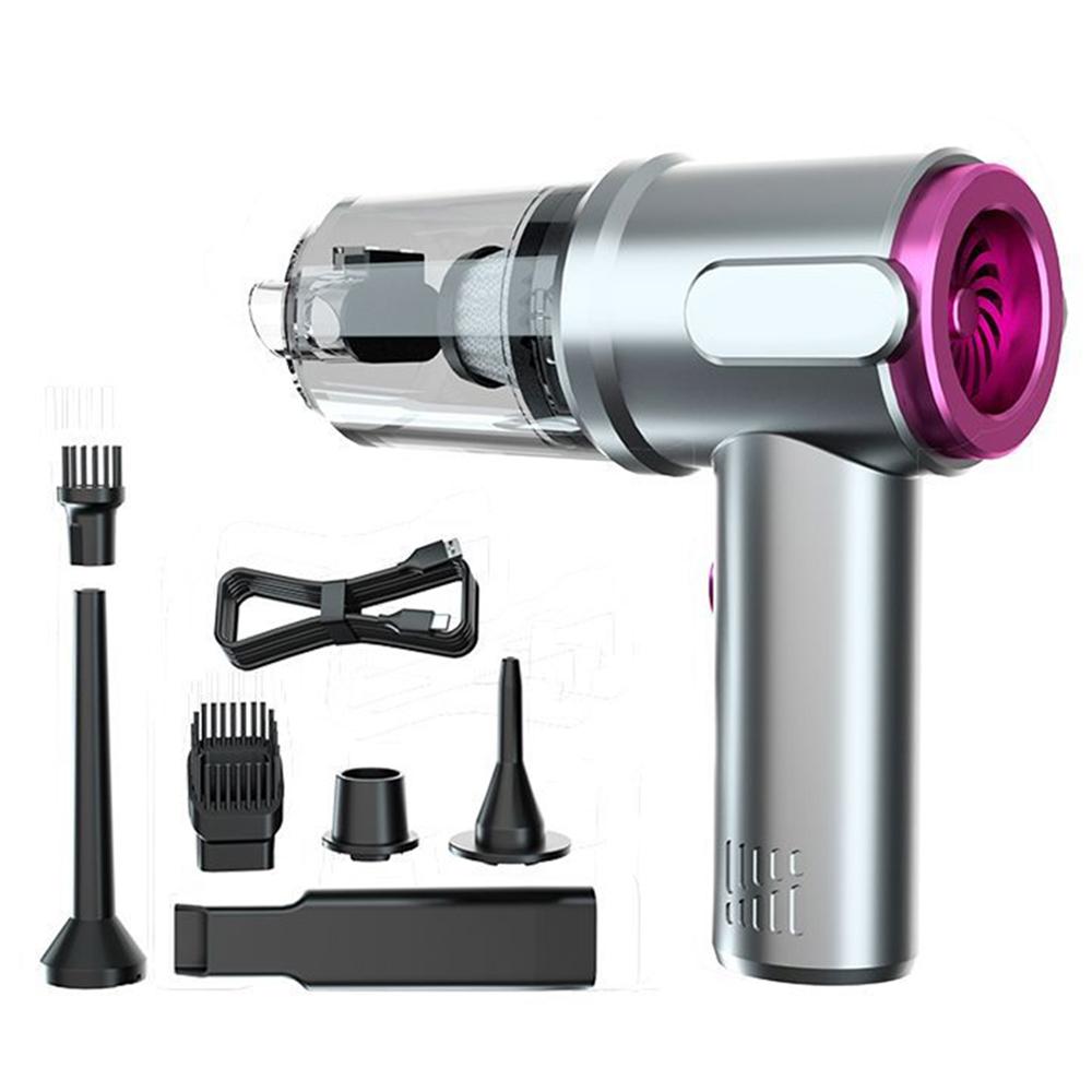 

Беспроводной автомобильный пылесос 12000 Па, ручной пылеуловитель с насадками, мощное всасывание, бесщеточный инструмент для уборки домашних транспортных средств