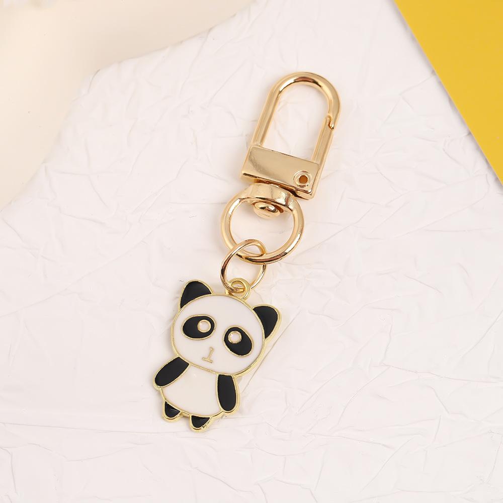 Panda Alloy Keychain Pendant Charm - Gift for Friends & Classmates, Bag Decoration