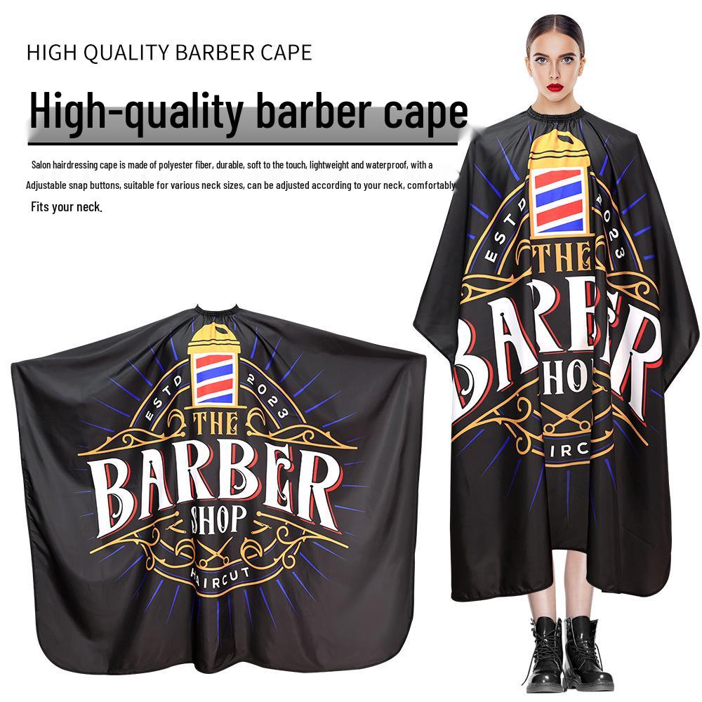 Retro Barber Cape: Professional Hairdressing, Non-Stick, 140x160cm