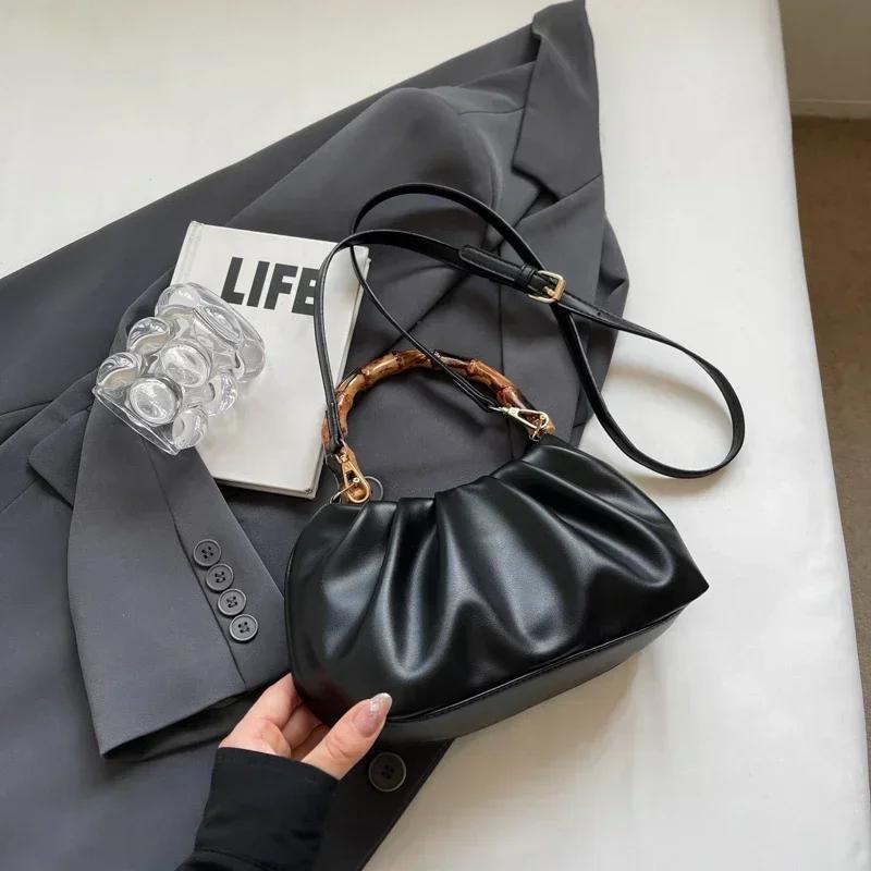 Einfarbiges Innenfach Tragegriff lässige weiche Taschen Bestseller Damen Nählinie Reißverschluss Damentaschen