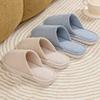 Japanese Home Cotton Slippers Autumn and Winter Couple Floor Men and Women Non-slip Soft Bottom Confinement Cotton Slippers