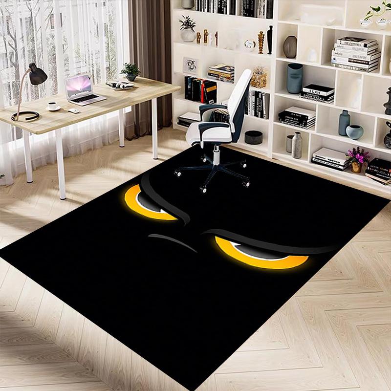 1PC Eyes Glowing Extra Large Non Slip Floor carpet, Office, family, bedroom, Studio Large Area Rug Indoor Rugs