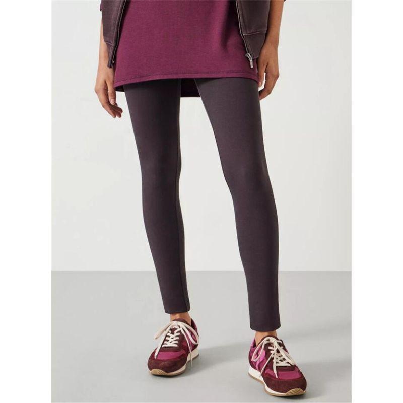 

British Hus * More than Single Comfortable Cotton Stretch Women Spring and Autumn Bottoming Outdoor Sports Yoga Slim fit High Waist Skinny Pants Brown 16/XL