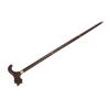 3 Sections Wooden Walking Cane Wenge Collapsible Folding Hand Walking Sturdy Ergonomic Stick for