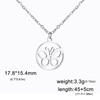 Butterfly Pendant Necklace for Women Stainless Steel Necklace Jewelry Clavicle Chain Ladies Wedding Gifts Accesorios Para Mujer