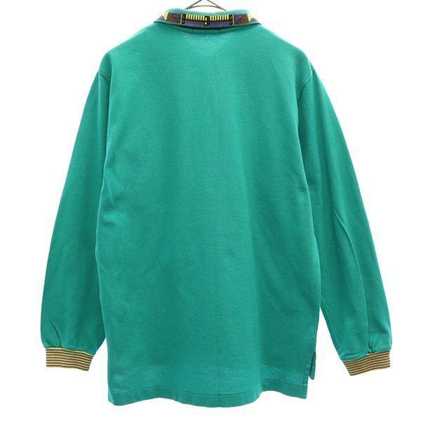 MISSONI CLUB Long sleeve Polo shirt 42 green Men's Used