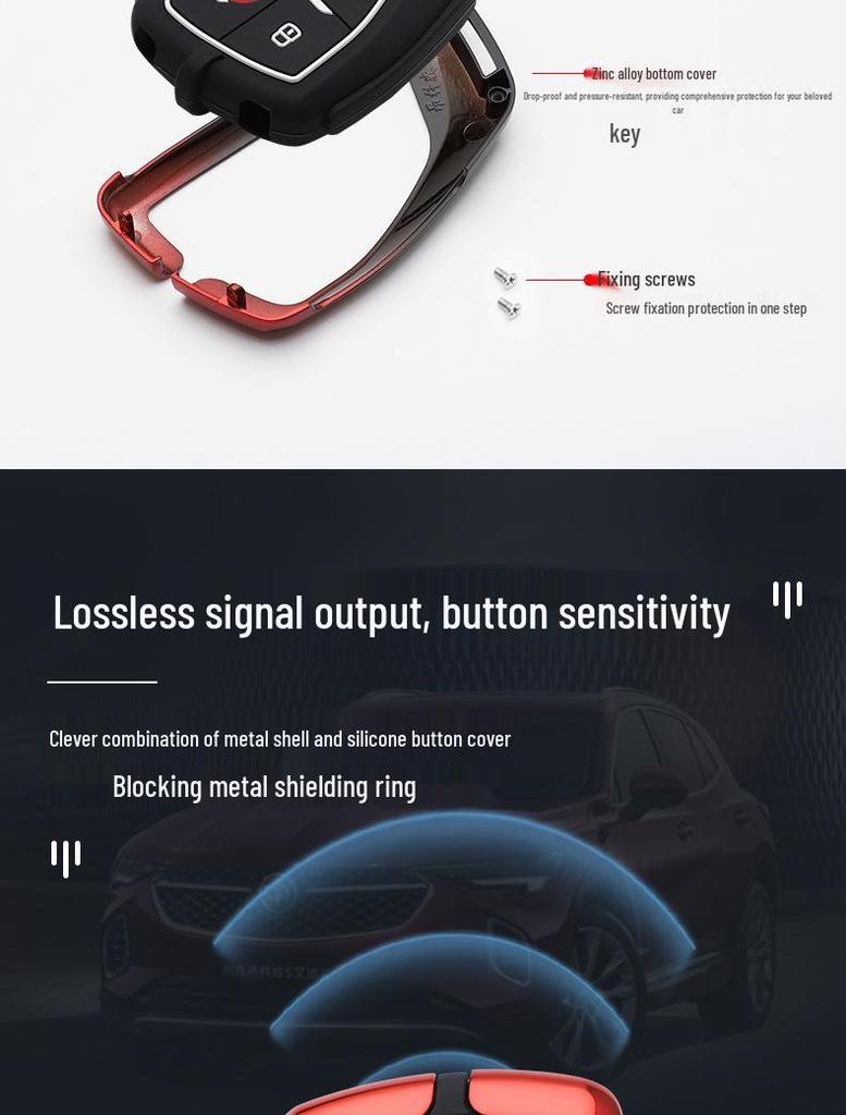 Buick Encore S Key Case: Stylish Remote Shell with Fashionable Buckle