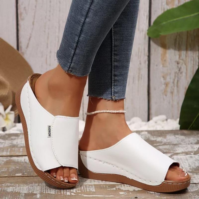Fashion 2025 Fashion Slippers Women Non-Slip Summer Shoes for Women Wedges Sandals Party Casual Slippers Female Footwear Slides Women