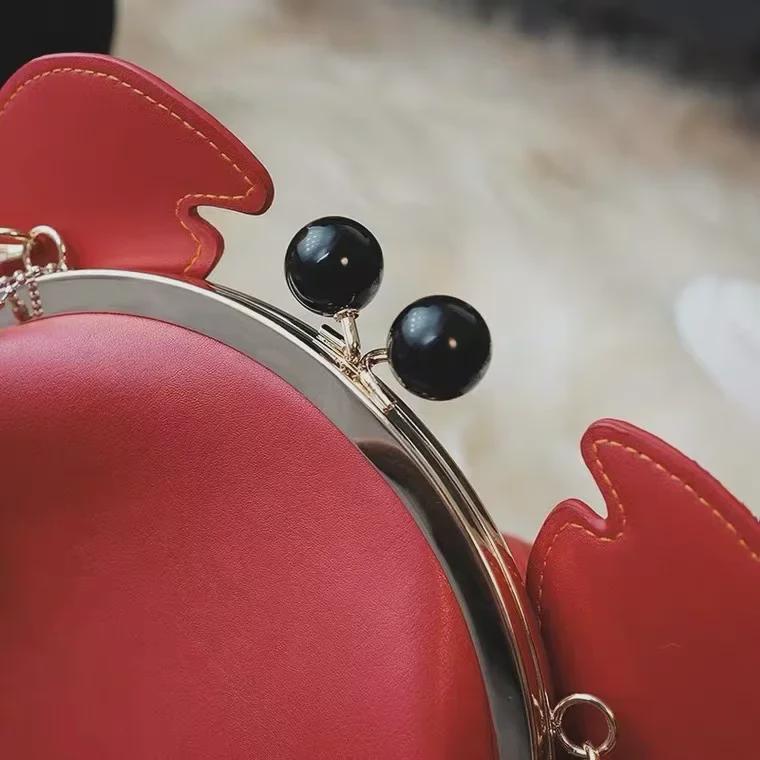 Women's Fashion Mini Crab Small Crossbody Shoulder Bag