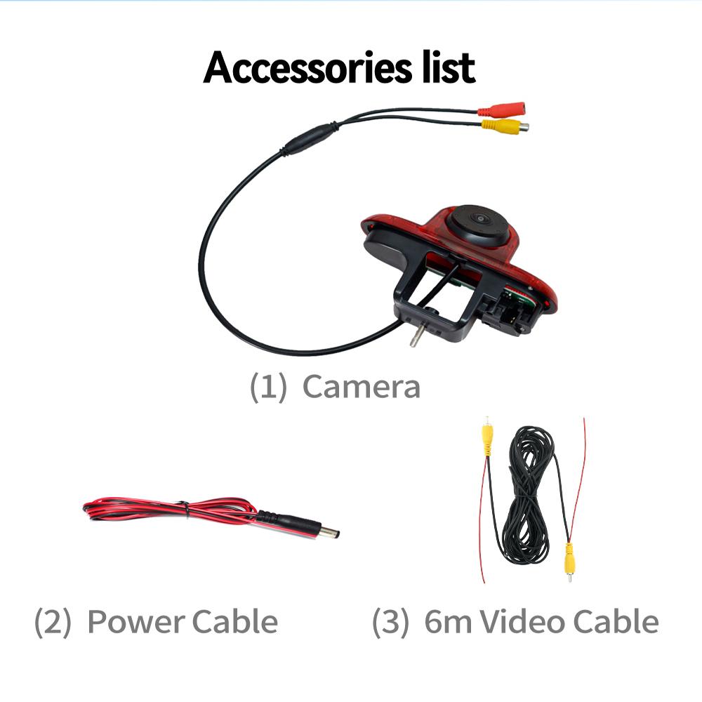 Dynamic Trajectory CCD HD Car Rear View Backup Brake Light Camera for Renault Trafic 2001-2014 Opel/Vaxhall Vivara