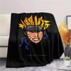 Naruto Uzumaki Pattern Flannel Blanket, High Quality Comfortable for All Seasons, Home Decor, Warmth and Comfort, Perfect for Gifts.