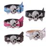 Original Dark Wind Punk Wind Snap Buckle Skull Button Head Belt Unisex Street Wind Rivet Belt Female