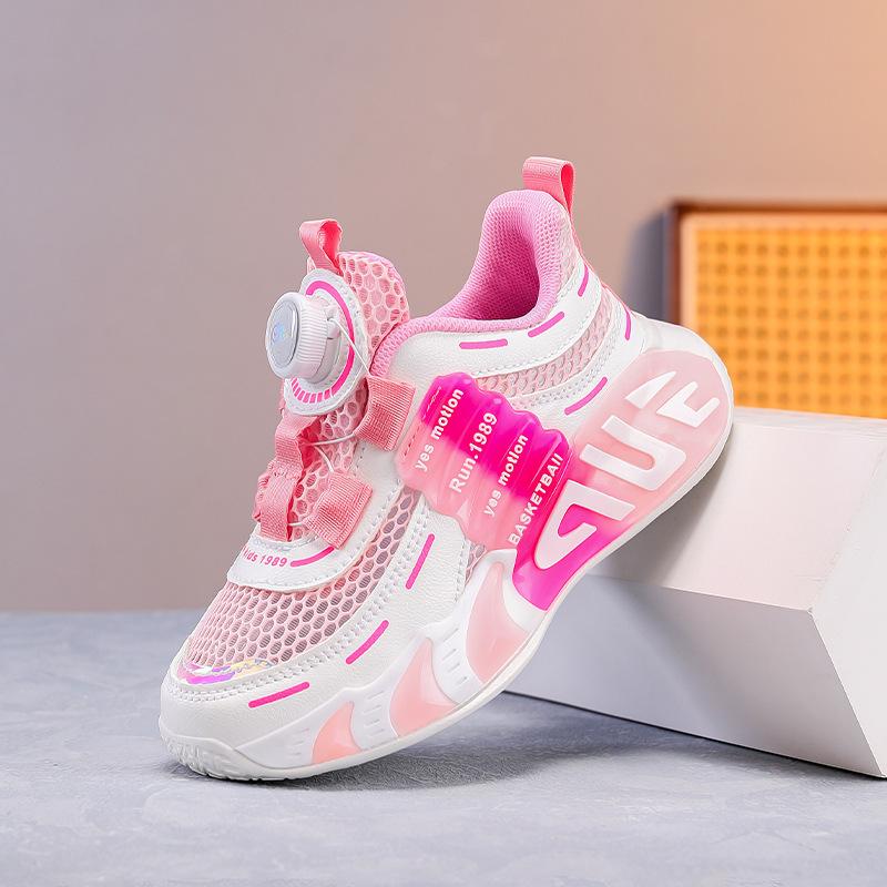 

Boys sneakers summer mesh breathable 2025 new children s mesh shoes medium and older boys non-slip soft-soled running shoes 39