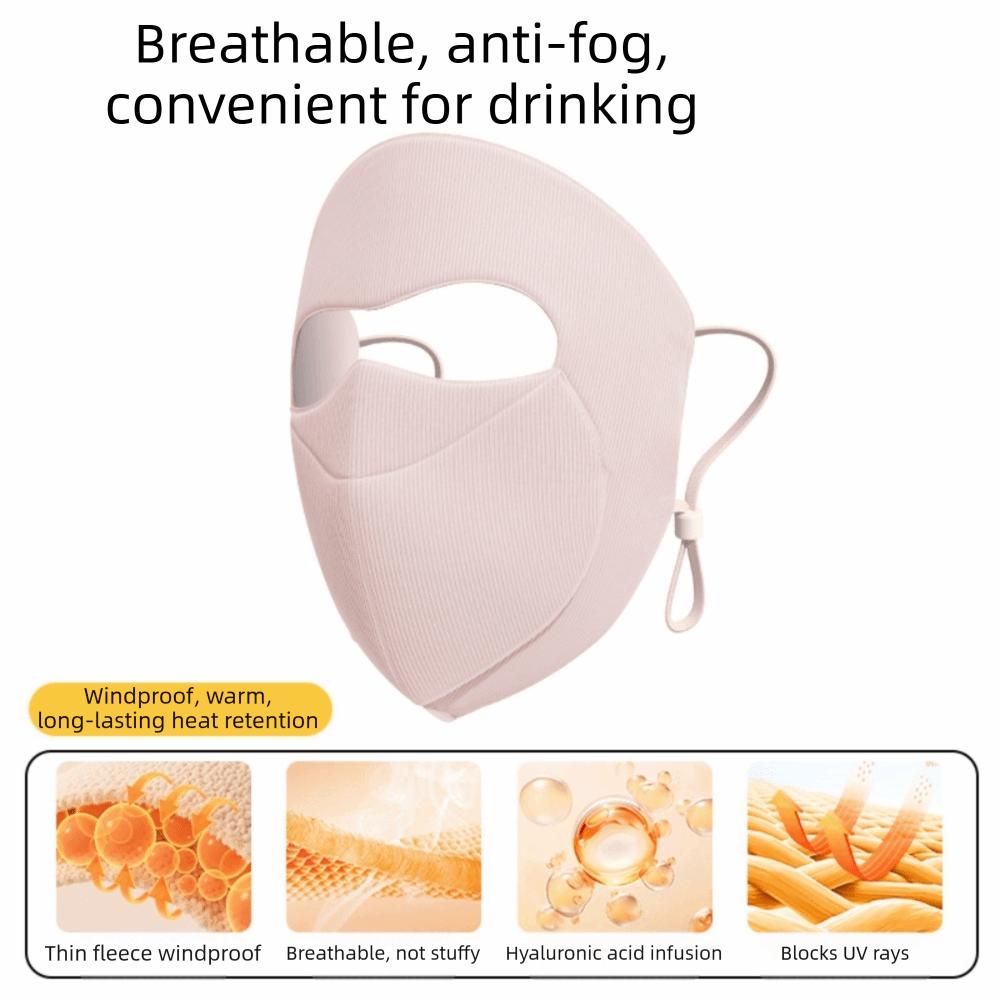 

Thermal Winter Warm Mask Windproof Cycling Face Shield Sunscreen Face Mask Men Women рожевий