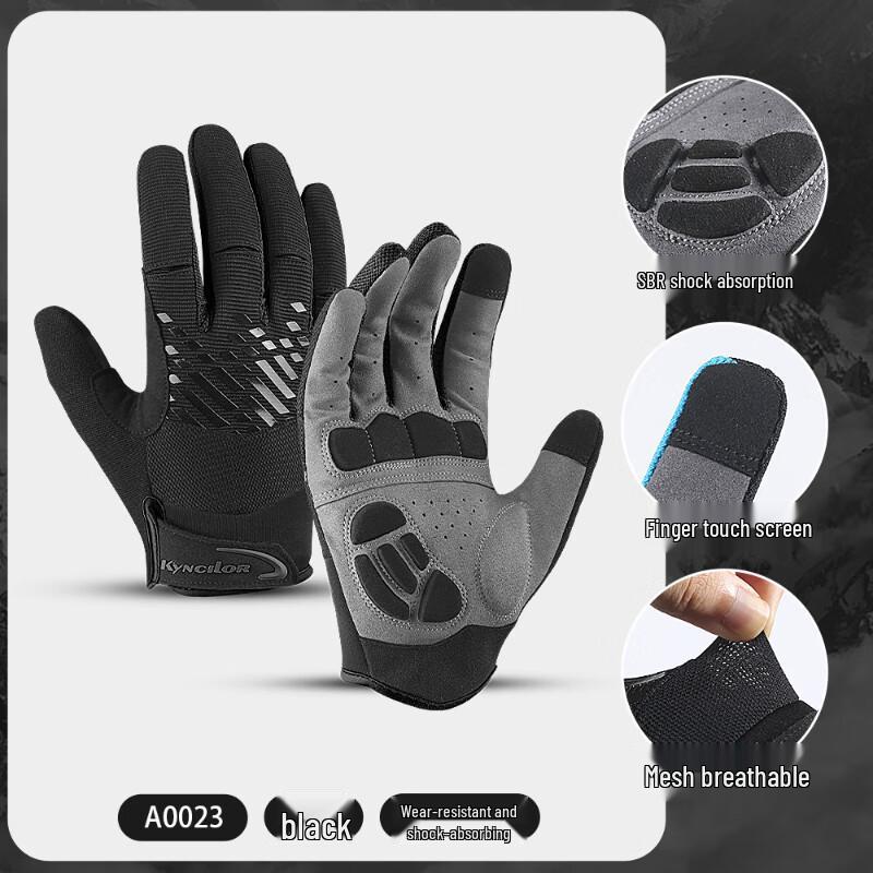 IRONWOLF Outdoor Cycling Full-Finger Touchscreen Gloves