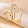 Retro Geometric Open Adjustable Bracelet & Ring Set