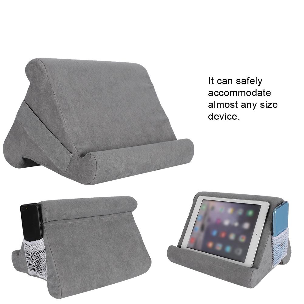 Multi Angle Reading Holder Desktop Stand Soft Pillow for Mobile Phone Tablet Book E Reader