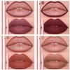 6 sztuk/zestaw konturówka do ust Nude Lip Liner Set wodoodporna matowa szminka o długotrwałym działaniu błyszczyk odporny na rozmazywanie łatwa aplikacja prezent dla każdego rodzaju skóry