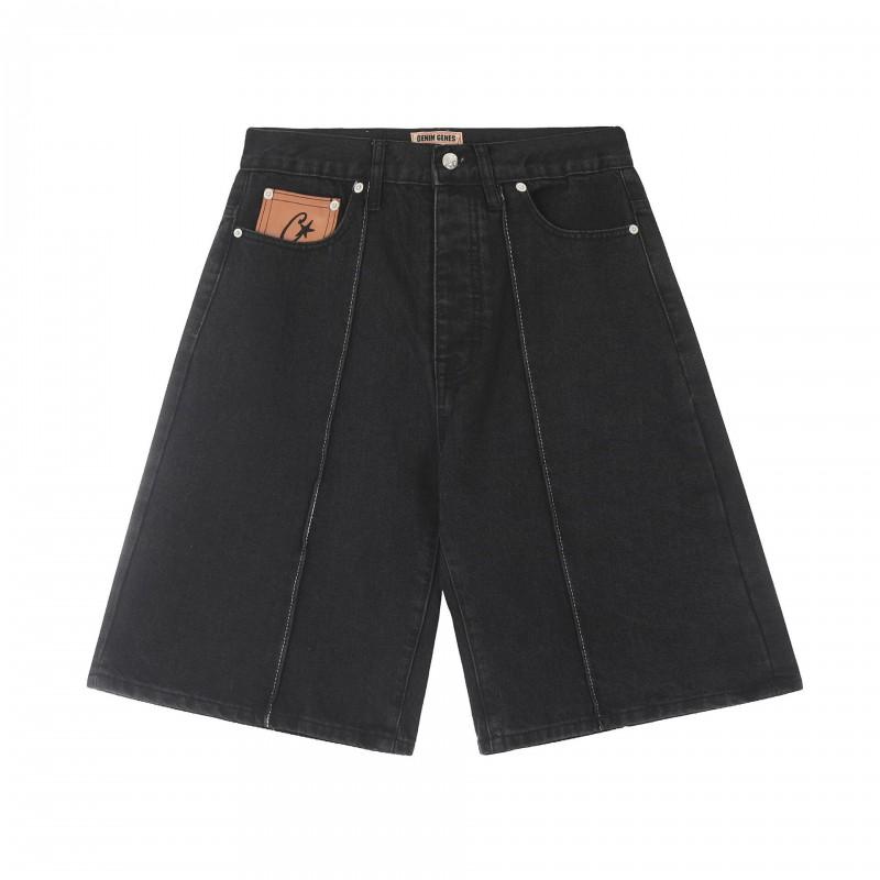 Corteiz Streetwear Short Pants Men Women Alcatraz Ship Print Loose Fit Cotton Shorts