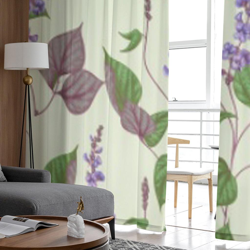 Lila dekorative gedrehte Bohnen Chiffon transparente Vorhänge für Wohnzimmer Schlafzimmer Küche Dekoration Fenster Voiles Tüll Vorhang