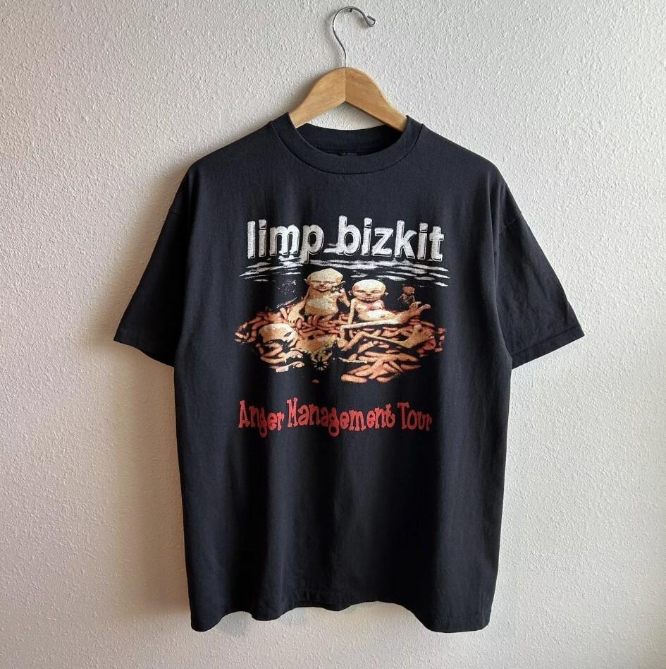 VTG Limp Bizkit Hot Dog Starfish Giant Anger Management Tour REPRINT Tee Shirt XXXXL