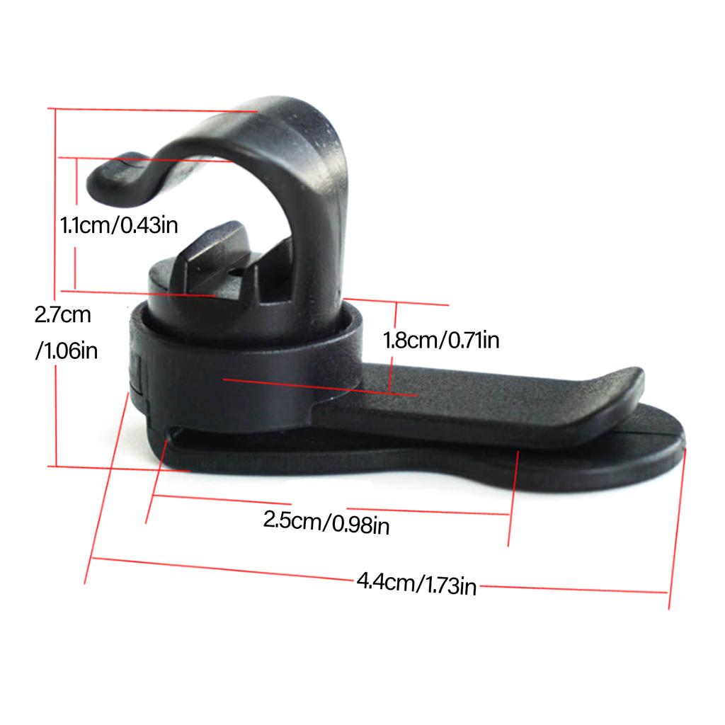 Universals Magnetic Tube Clip Removable Hydratation Pack Clamp Backpacks Clip for Outdoor Bladder Tubes