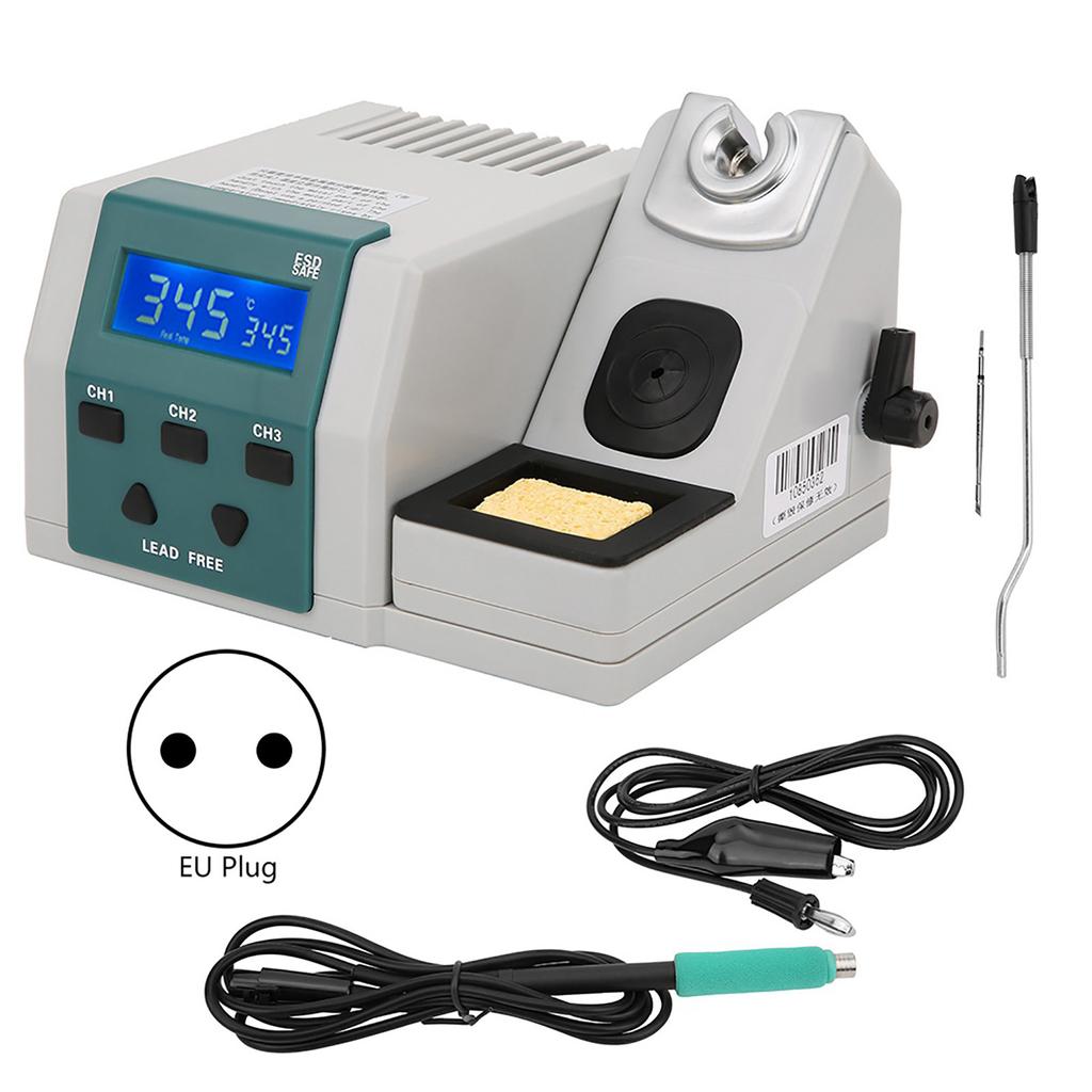 Soldering Station 2s Rapid Heating Accurate Temperature Control 3 Storage Channel T26 120WEU Plug 220V(Including