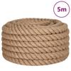 vidaXL Juteseil 5 m Länge 36 mm Stärke