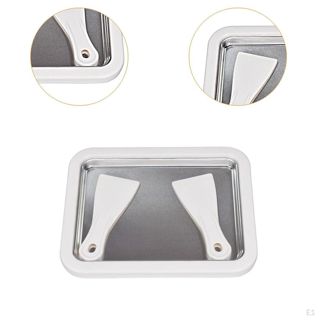 1 Piece Frozen Yogurt Maker Pan Stainless Steel Ice Cream Multifunctional Use Suitable